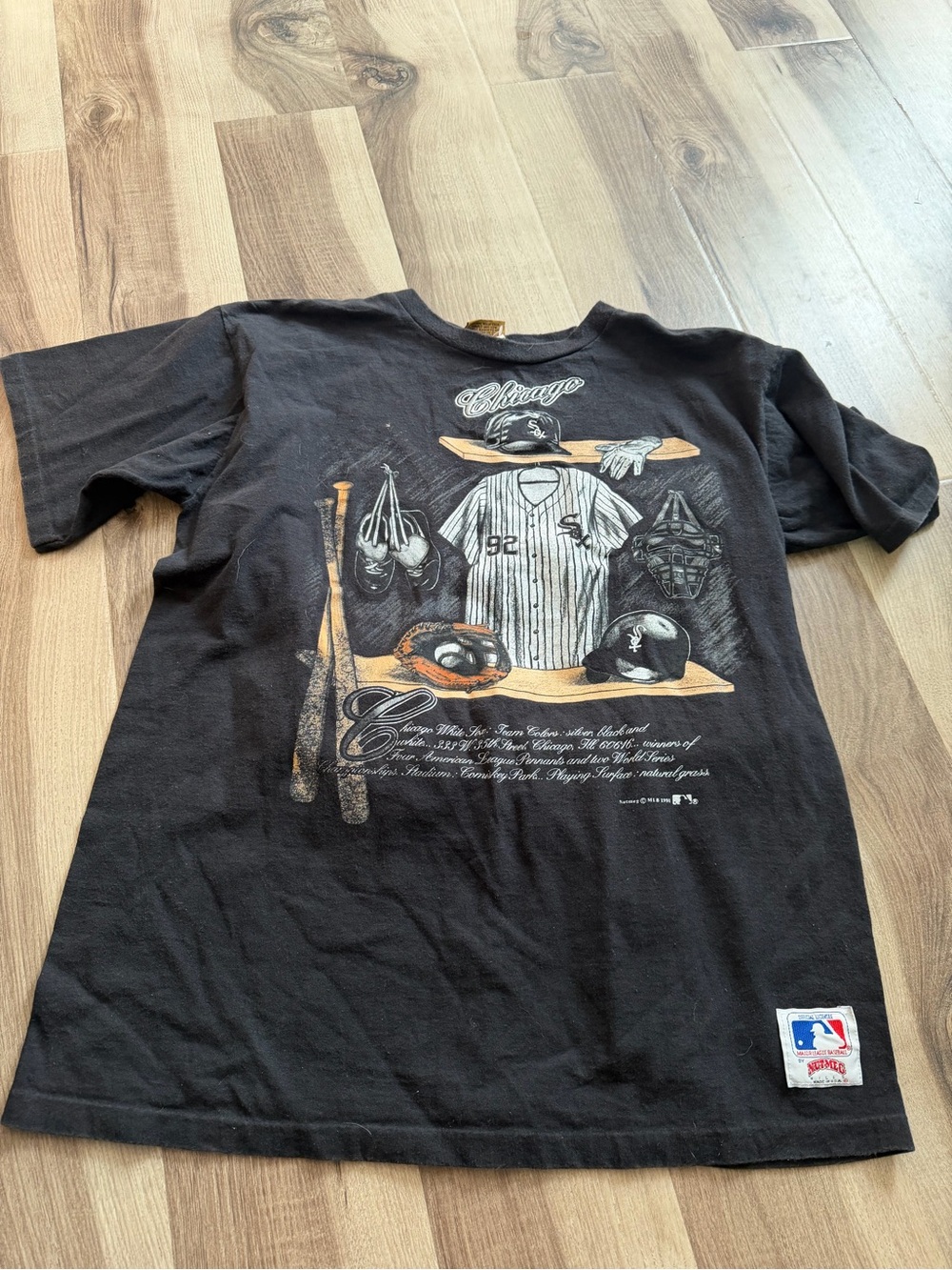 Chicago White Sox Black Graphic MLB Tee